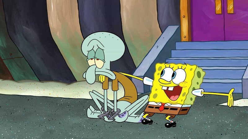 v.li.: Squidward, SpongeBob – Bild: Paramount