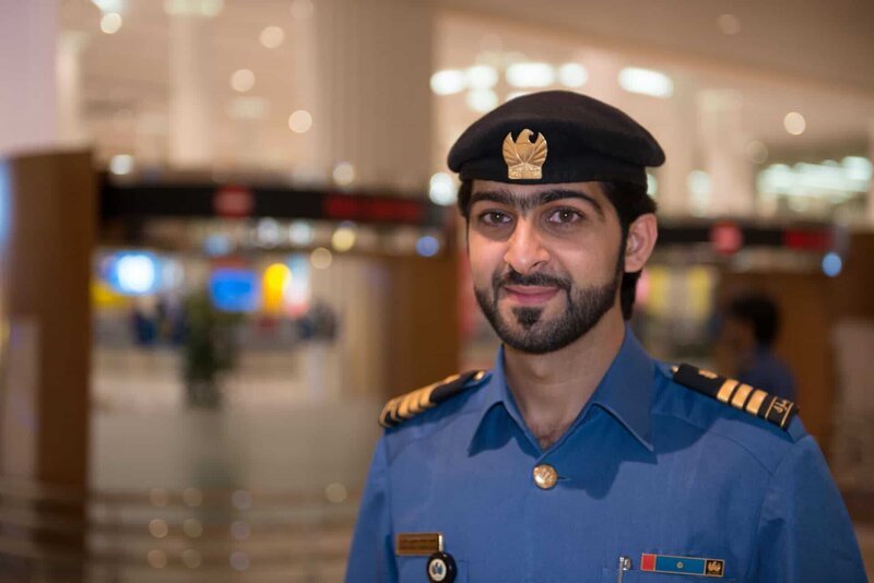Internationaler Flughafen Dubai – Humaid Mohammad Alhaj, leitender Inspektionsbeamter. – Bild: Copyright © The National Geographic Channel.