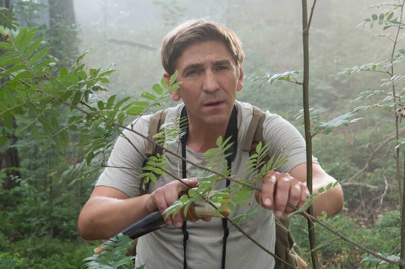 Mitten im Wald verliert Fritz (Guido Hammesfahr) die Spur der Hirschkuh. – Bild: ZDF/​Zia Ziarno
