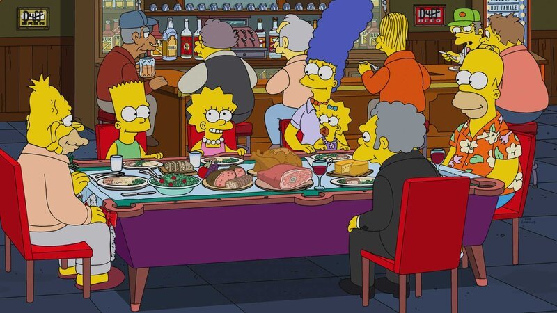 „Die Simpsons“, „Weihnachten in Florida.“ Kaum ist Thanksgiving vorbei, packt die Simpsons die Vorfreude auf das Weihnachtfest. Bart und Lisa wünschen sich einen neuen Fernseher. Um ein ‚Black Friday‘-Schnäppchen zu ergattern, stellt Marge sich mitten in einer frostigen Nacht vor dem Shopping Center an – doch vergeblich. Da hat Lisa eine fabelhafte Idee: Warum nicht Weihnachten in Florida verbringen? Prompt wird ein billiges Hotel gebucht und los geht’s! Doch das erhoffte Idyll erweist sich als Fiasko. – Bild: © 2018–2019 Fox and its related entities. All rights reserved
