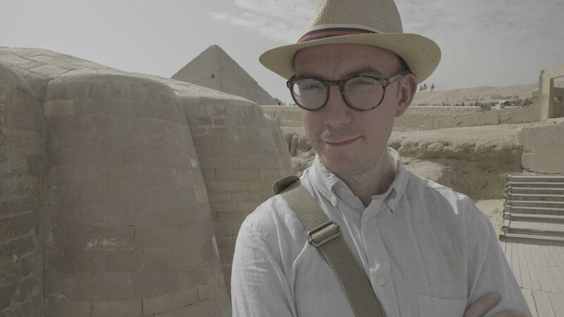 Ägyptologe Campbell Price will herausfinden, wie der Mythos um die Sphinx entstanden ist. – Bild: ZDF und Dan Aldridge-Neil./​Dan Aldridge-Neil