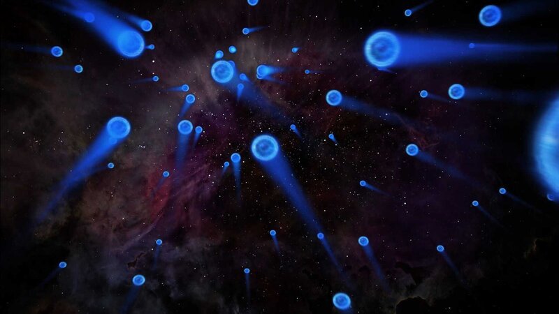 Die winzigen Teilchen beeinflussen die Entwicklung des gesamten Kosmos und können sogar Supernovae triggern. – Bild: Discovery Channel