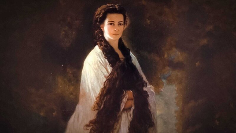 Gemälde Elisabeth, Kaiserin von Österreich, genannt „Sisi“ von Franz Xaver Winterhalter, 1864. – Bild: ZDF und Maximilian Mayer./​Maximilian Mayer