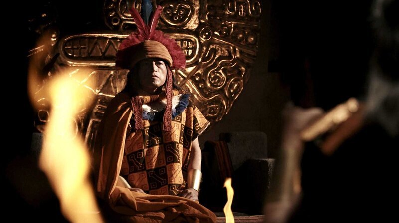 Die Herrscher der Inka sahen sich als Söhne der Sonne. Mit ihrer gigantischen Armee eroberten sie in nur wenigen Jahrzehnten ein Gebiet, das sich über die gesamte Länge der Anden erstreckte. – Bild: phoenix/​ZDF und Hans Jakobi/​Doc.station