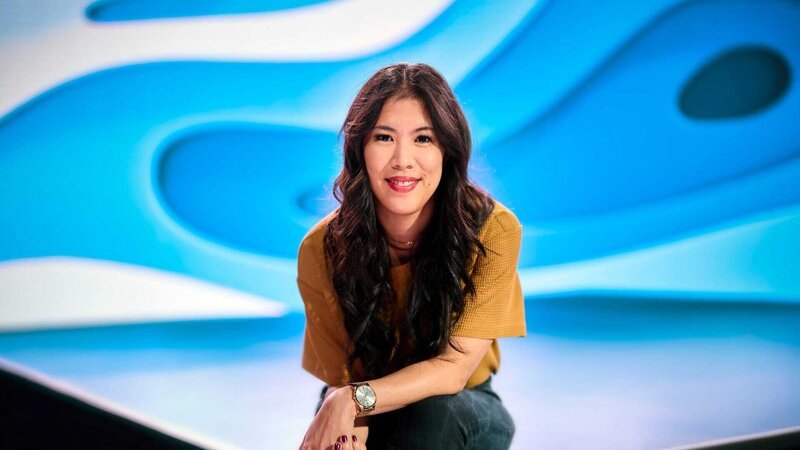Mai Thi Nguyen-Kim während der Proben zu ihrer neuen – Bild: ZDF und ben knabe./​ben knabe
