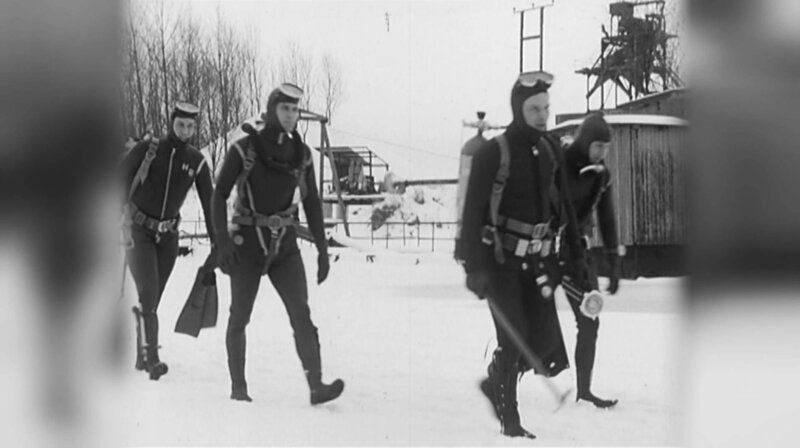 Tauchsport im Winter, Aalen 1968. – Bild: SWR