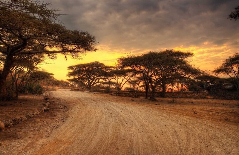 Eine Straße in Afrika – Bild: Lukas Bischoff Photograph/​Shutterstock