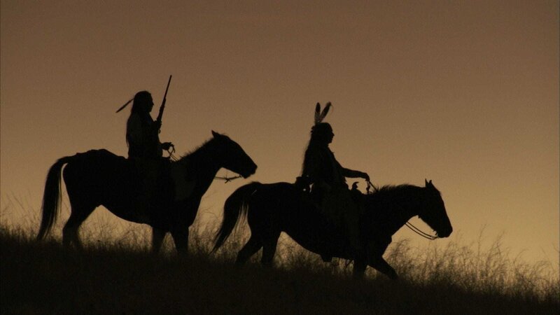 Indianer auf Büffeljagd. – Bild: ZDF und Giulio Biccari/​Giulio Biccari