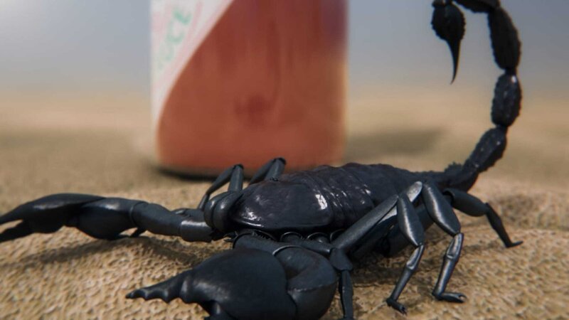CGI image – Scorpion – Bild: Copyright © The National Geographic Channel.