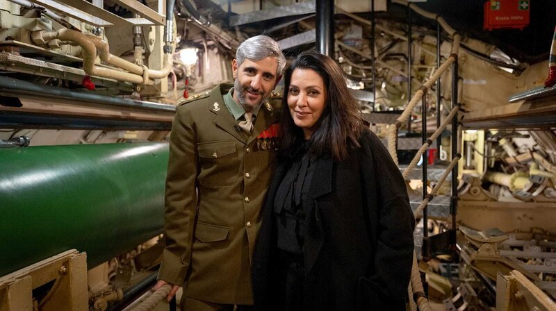 Michel Abdollahi (l.) und Jasmin Shakeri (r.). – Bild: NDR/​Marc Huth