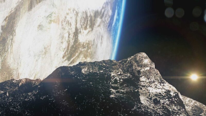 Ein Asteroideneinschlag wäre für die Erde eine Katastrophe. Wissenschaftler entwickeln nun ein Abwehrsystem. – Bild: ZDF und © Discovery./​© Discovery