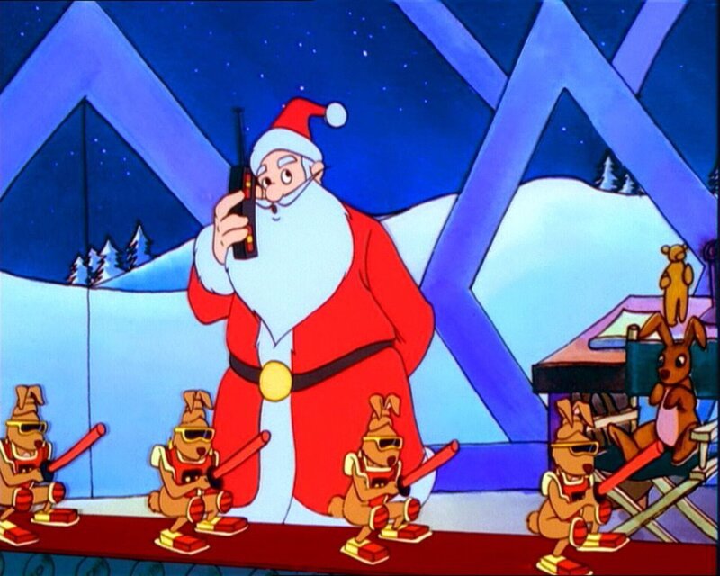 Der Weihnachtsmann muss wegen großer Nachfrage die Produktion des Super-Hasen erhöhen. +++ – Bild: SUPER RTL /​ Das Super-Kaninchen