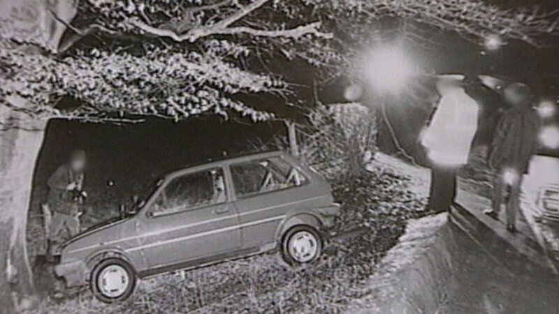 Der Schauplatz des „tödlichen Unfalls“ in Tinkers Dale bei Hawarden – Bild: ZLW /​ © Crime + Investigation /​ A+E Networks