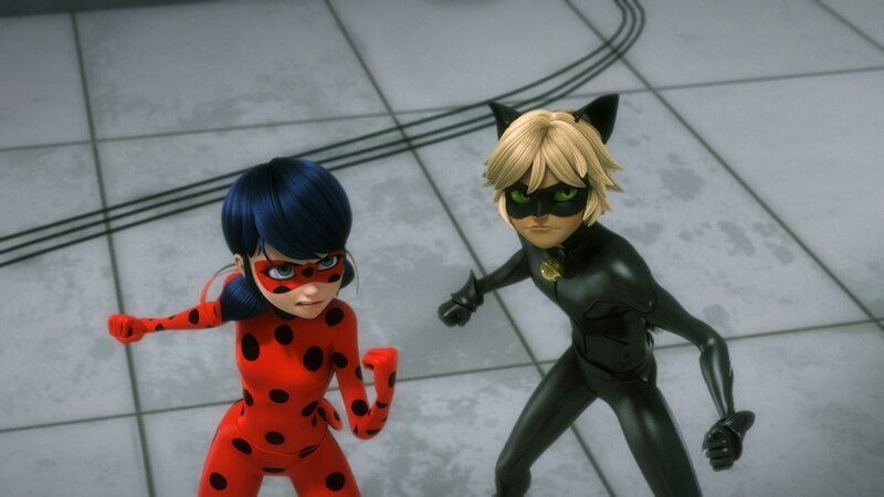 L-R: Ladybug und Cat Noir – Bild: Disney Channel