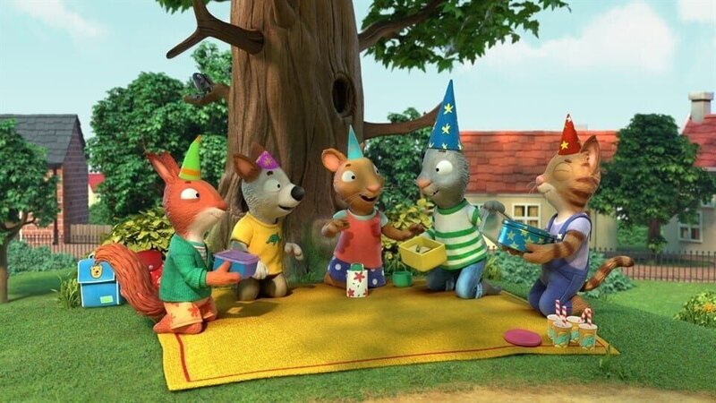 Die Freunde haben sich zum Zauberer-Picknick verabredet. – Bild: ZDF/​Magic Light Pictures LTD 2021