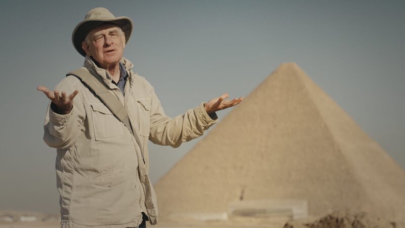 Der Archäologe Mark Lehner erforscht die Cheops-Pyramide seit Jahrzehnten. – Bild: ZDF und Pernel Media./​Pernel Media