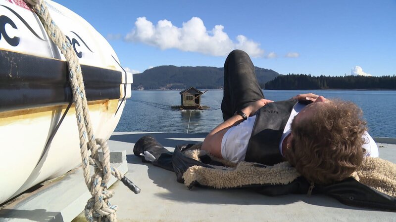 Gabe Brown resting. – Bild: Discovery Channel