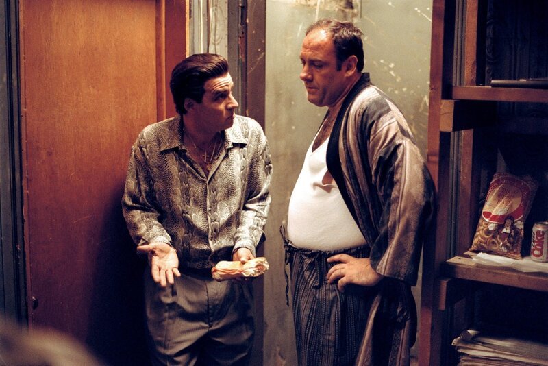 L-R: Silvio Dante (Steve Van Zandt) and Tony Soprano (James Gandolfini) – Bild: 2012 Home Box Office, Inc.