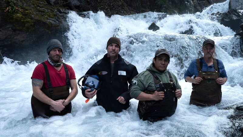 Dustin’s crew: James Hamm, Dustin Hurt, Carlos Minor and Wes Richardson. – Bild: Discovery Communications, LLC