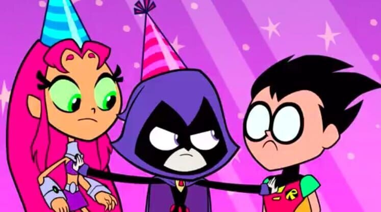 v.li.: Starfire, Raven, Robin – Bild: Cartoon Network