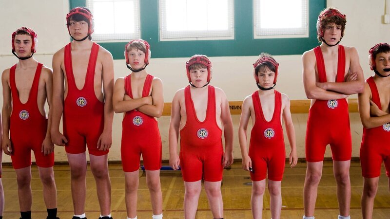 WK-168 Greg (Zachary Gordon, third from right) and Rowley (Robert Capron), stand out (or down) from the rest of the singlet-clad wrestling team. – Bild: Copyright (c) 2010 Twentieth Century Fox Film Corporation. All RightsReserved.DIARY OF A WIMPY KID, WIMPY KID and Greg Heffley image are trademarks ofWimpy Kid, Inc. Illustrations are (c) 2010 Wimpy Kid, Inc. All RightsReserved. … WK-168 Greg (Zachary Gordon, third from right) and Rowley (Robert Capron), stand out (or down) from the rest of the singlet-clad wrestling team. – Bild: Copyright (c) 2010 Twentieth Century Fox Film Corporation. All RightsReserved.DIARY OF A WIMPY KID, WIMPY KID and Greg Heffley image are trademarks ofWimpy Kid, Inc. Illustrations are (c) 2010 Wimpy Kid, Inc. All RightsReserved. …