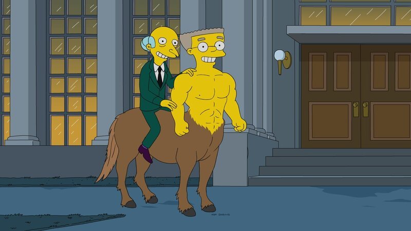 Mr. Burns (l.); Smithers (r.) – Bild: 2018–2019 Fox and its related entities. All rights reserved. Lizenzbild frei