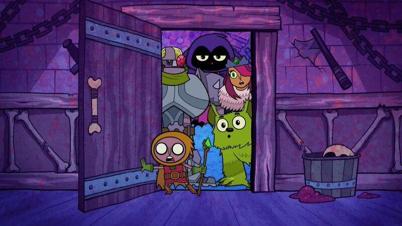 v.li.: Robin, Cyborg, Raven, Beast Boy, Starfire – Bild: Cartoon Network