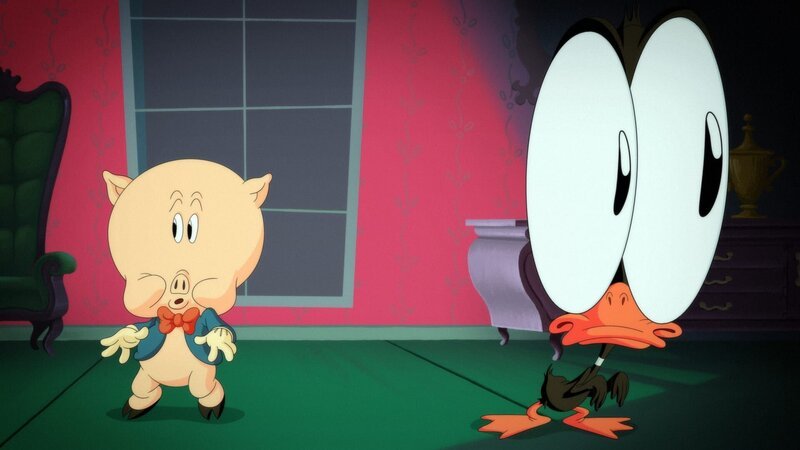 v.li: Porky Pig, Daffy Duck – Bild: Warner Bros. Entertainment Inc. LOONEY TUNES and all related characters and elements are trademarks of and © Warner Bros. Entertainment Inc. All Rights Reserved