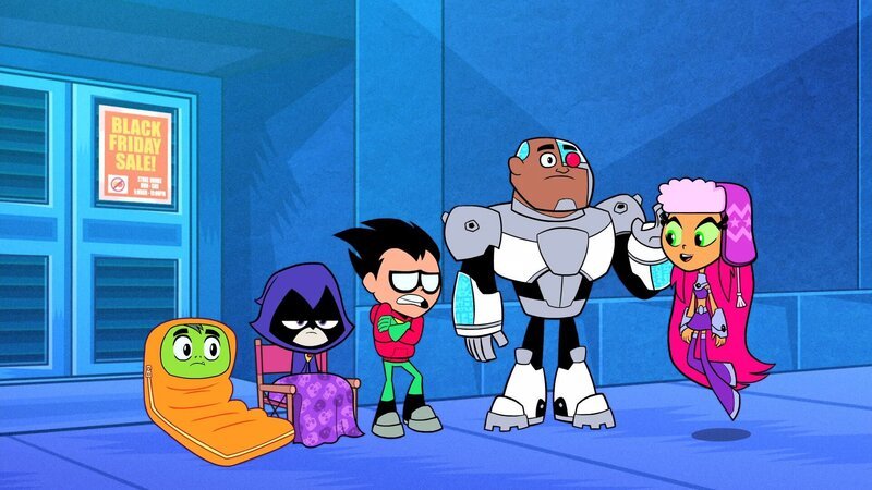 v.li.: Beast Boy, Raven, Robin, Cyborg, Starfire – Bild: Cartoon Network