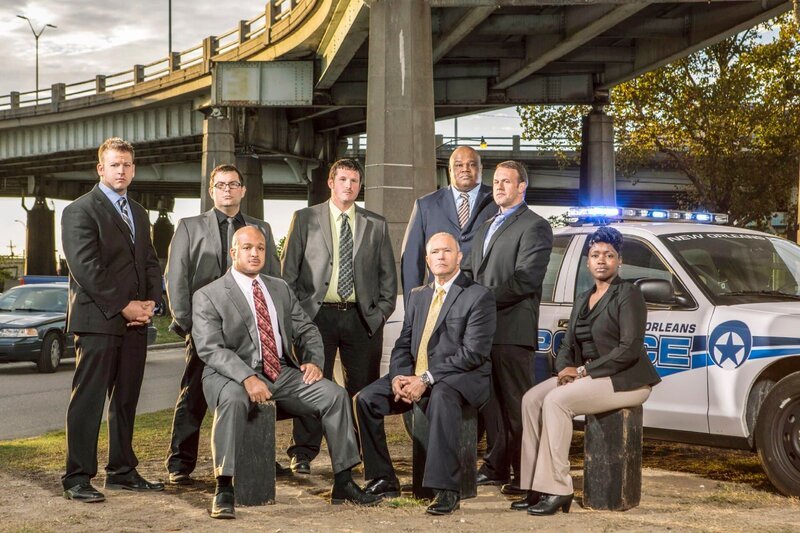 L-R: Justin Rice, Charlie Hoffacker, Tindell Murdock, Matthew Morrison, Tim Bender, Barret Morton, Bruce Glaudi, Amy Robinson – Bild: ntv