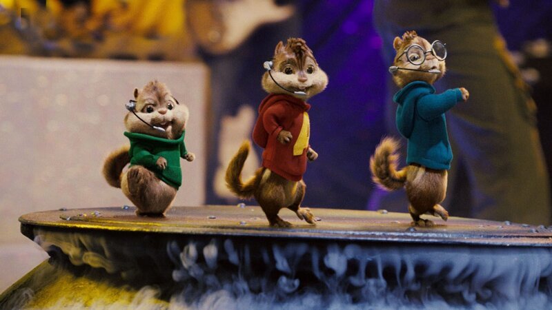 Theodore, Alvin and Simon bust a few moves. Photo credit: Rhythm & Hues; Theodore, Alvin and Simon bust a few moves. Photo credit: Rhythm & Hues; Theodore, Alvin and Simon bust a few moves. Photo credit: Rhythm & Hues – Bild: Alvin and the Chipmunks and Characters TM & © 2007 Bagdasarian Productions, LLC. All rights reserved. TM and © 2007 Twentieth Century Fox and Regency Enterprises. All rights reserved. Not for sale or duplication. Alvin and the Chipmunks  …