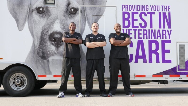 The Vets in front of the mobile unit. – Bild: Discovery Communications