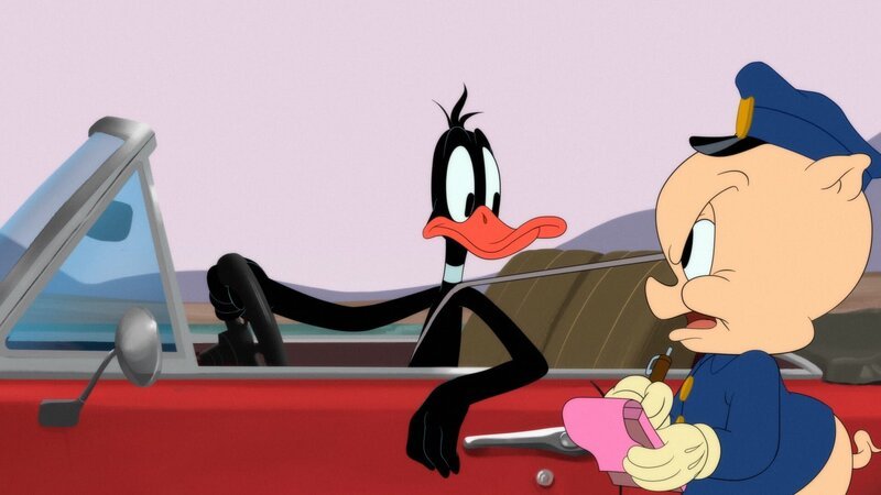 v.li.: Daffy Duck, Porky Pig – Bild: Warner Bros. Entertainment Inc. LOONEY TUNES and all related characters and elements are trademarks of and © Warner Bros. Entertainment Inc. All Rights Reserved