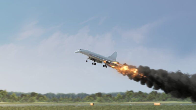 The Concorde’s engine ignites as it lifts off. (credit: Cineflix) – Bild: National Geographic Channels /​ Cineflix /​ Cineflix 2014