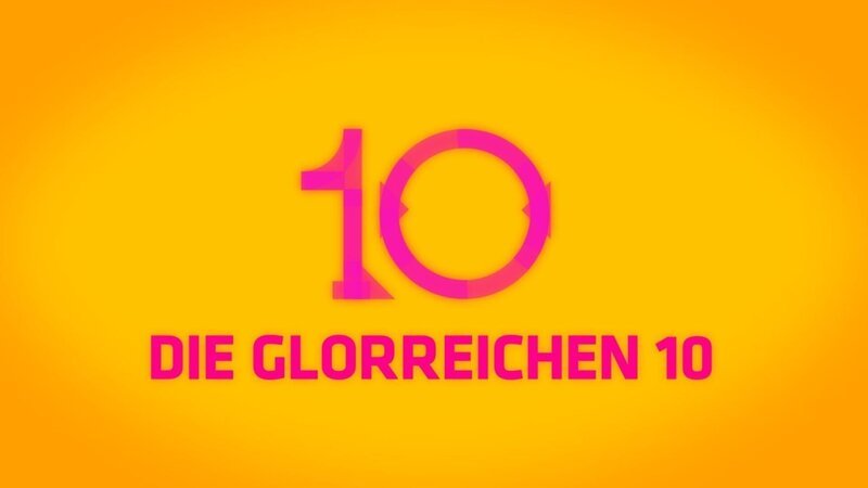 Logo „Die glorreichen 10“. – Bild: ZDF und Gruppe 5
