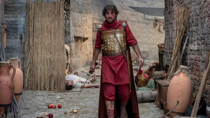 Alarich (Ivan Jurukov), der erste historisch gesicherte Anführer der Westgoten und Eroberer Roms. – Bild: ZDF und Elena Nenkova./​Elena Nenkova