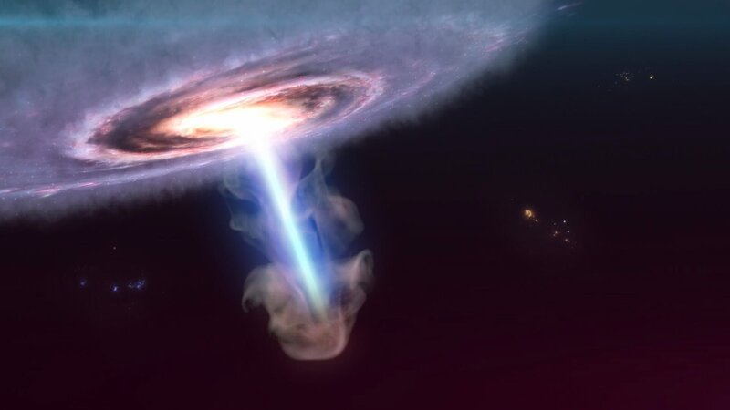 Schwarze Löcher sind ein großes Rätsel für Kosmologen. – Bild: PLURIMEDIA (Discovery Science)