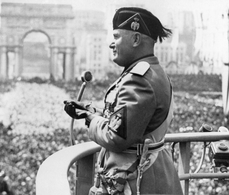 Der neue Cäsar: Im Zweiten Weltkrieg paktiert Italien unter der Führung Benito Mussolinis mit Hitler-Deutschland. – Bild: ZDF und Granger.