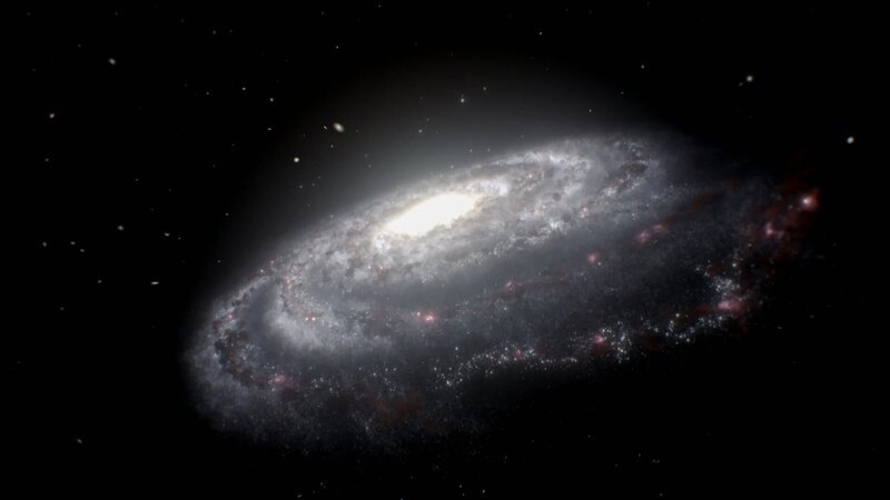 Die Milchstraße ist nur eine von Milliarden Sterneninseln im Universum. – Bild: Autentic GmbH