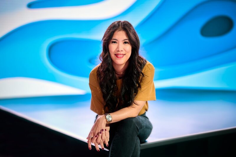 Mai Thi Nguyen-Kim während der Proben zu ihrer neuen – Bild: ZDF und ben knabe.