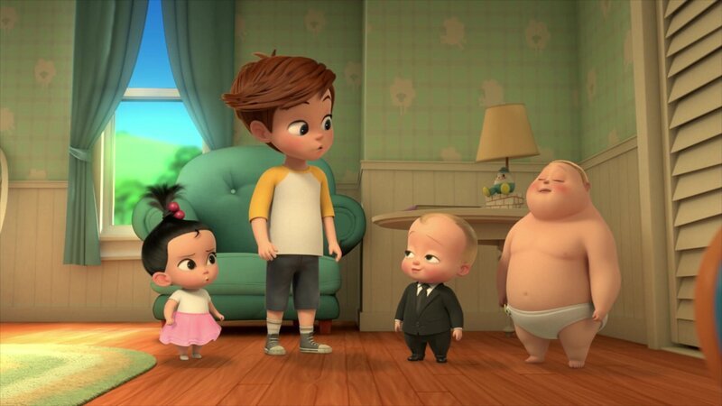 L-R: Staci, Francis Francis, Boss Baby, Jimbo – Bild: Disney Channel