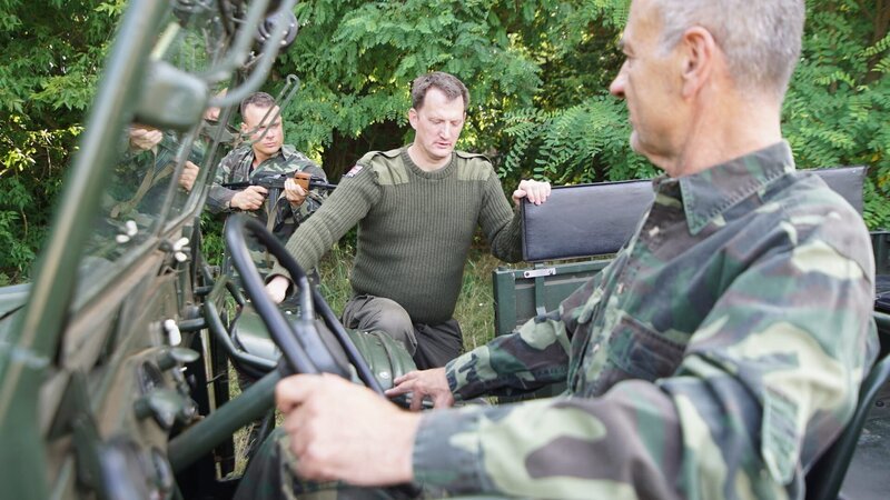 Scene from the documentary Geheime Fronten – Bild: ZDF und Jarek Presnück./​Jarek Presnück