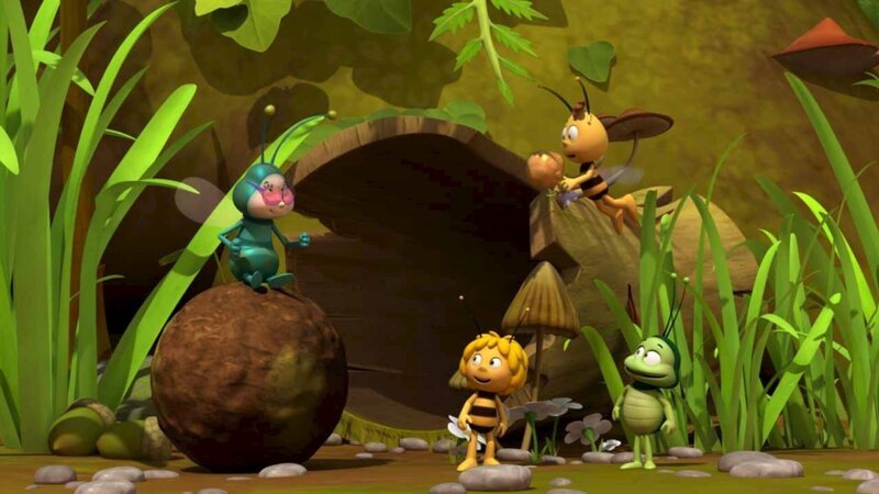 Auch die Fliege Lilli findet Bens Mistkugel perfekt. – Bild: ZDF und System 100 Animation./​System 100 Animation