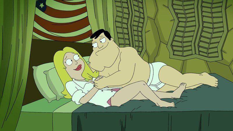 L-R: Francine, Stan – Bild: ViacomCBS /​ FOX /​ FOX BROADCASTING /​ AMERICAN DAD and 2013 TCFFC ALL RIGHTS RESERVED.
