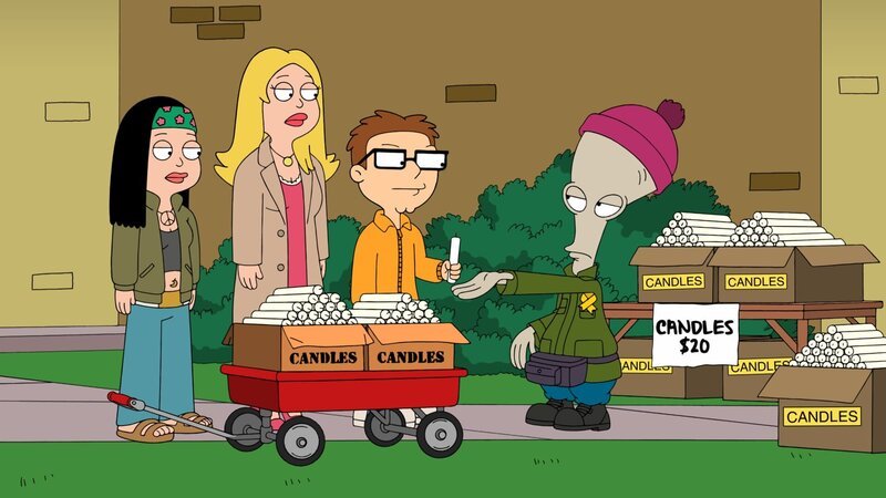 L-R: Hayley, Francine, Steve, Roger – Bild: Paramount /​ FOX /​ 2014 FOX BROADCASTING /​ AMERICAN DAD and 2014 TCFFC ALL RIGHTS RESERVED.