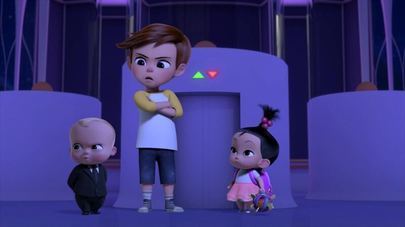 L-R: Boss Baby, Tim, Staci – Bild: Disney