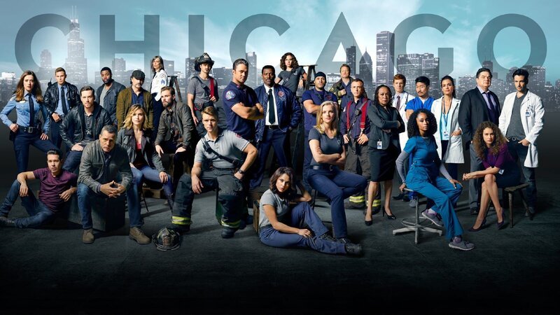 V.l.: Chicago Crossover: Chicago P.D., Chicago Fire und Chicago Med. – Bild: VOXup