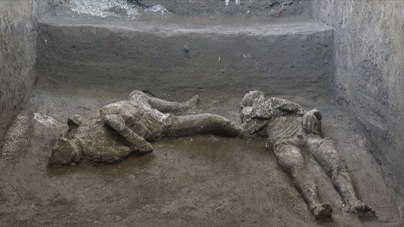 Wer waren die Menschen, die durch den Vulkansaubruch des Vesuvs sterben mussten? – Bild: ZDF und Sandstone Global Productions Ltd../​Sandstone Global Productions Ltd