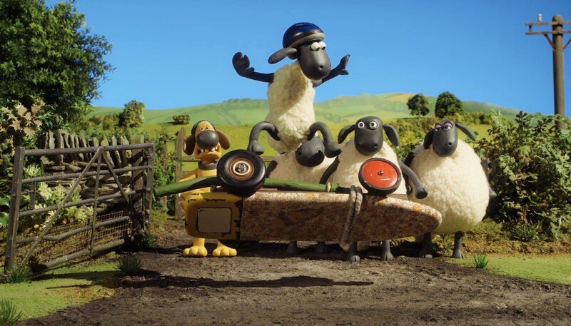 Das coolste Schaf der Welt präsentiert seinen Freunden die neue Erfindung. – Bild: Aardman Animations Ltd./​BR/​WDR