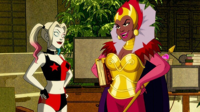 L-R: Harley und Queen of Fables – Bild: Courtesy of Warner Brothers